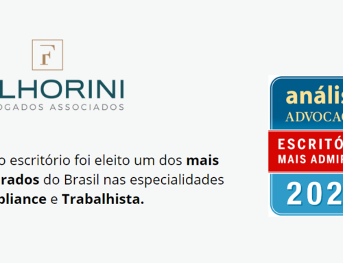 Filhorini é um dos escritórios mais admirados do Brasil nas especialidades Compliance e Trabalhista